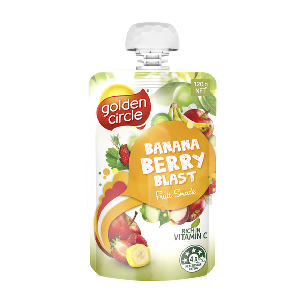 Buy Golden Circle Banana Berry Blast Squeezy Pouch 120g Coles