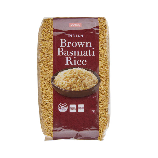 Buy Coles Brown Basmati Rice Kg Coles