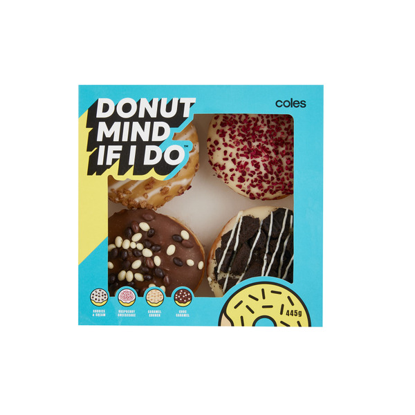 Buy Coles Assorted Flavours Donuts Pack Coles