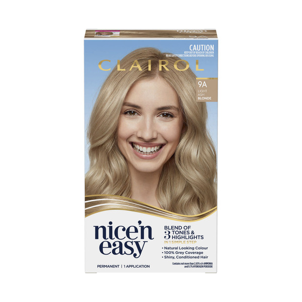 Buy Clairol Nice N Easy 9A Natural Light Ash Blonde Permanent Hair