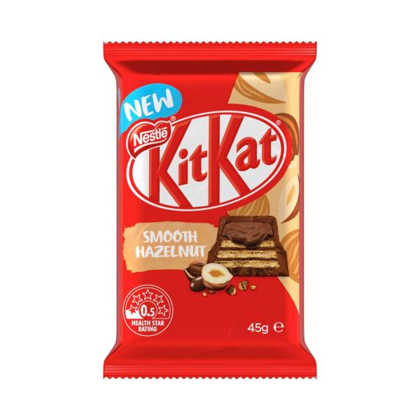 Buy KitKat Smooth Hazelnut Milk Chocolate Bar 45g Coles