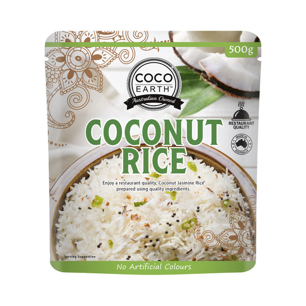 Buy Coco Earth Steamed Coconut Jasmine Rice Coles