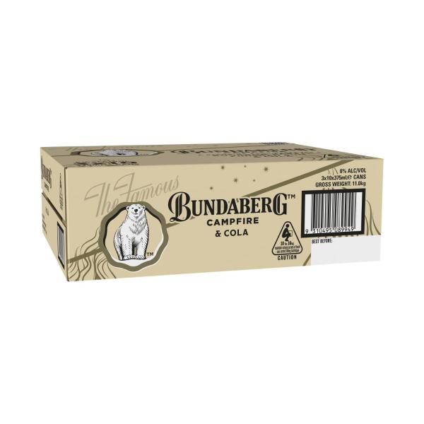 Buy Bundaberg Campfire Rum And Cola Can Ml Pack Coles