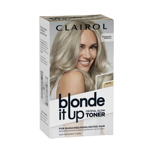 Buy Clairol Blonde It Up Toner Iridescent Emerald 1 Pack Coles