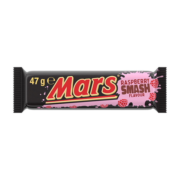 Buy Mars Raspberry Smash Flavoured Chocolate Bar 47g Coles