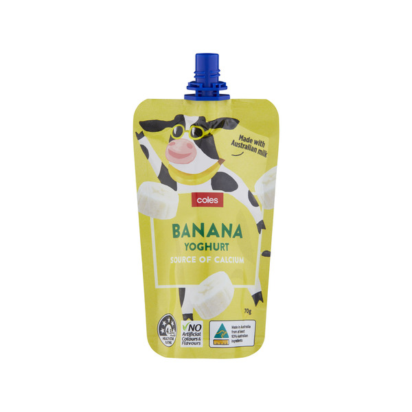 Squeezie Banana Yoghurt Pouch