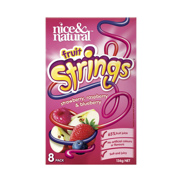 Nice & Natural Raspberry & Blueberry Fruit Strings