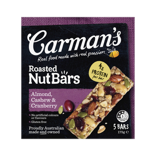 Carman's Almond Cashew & Cranberry Nut Bars