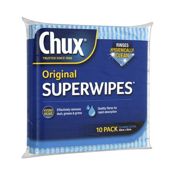 Chux Superwipes Regular Cleaning Cloths 60cm X 30cm