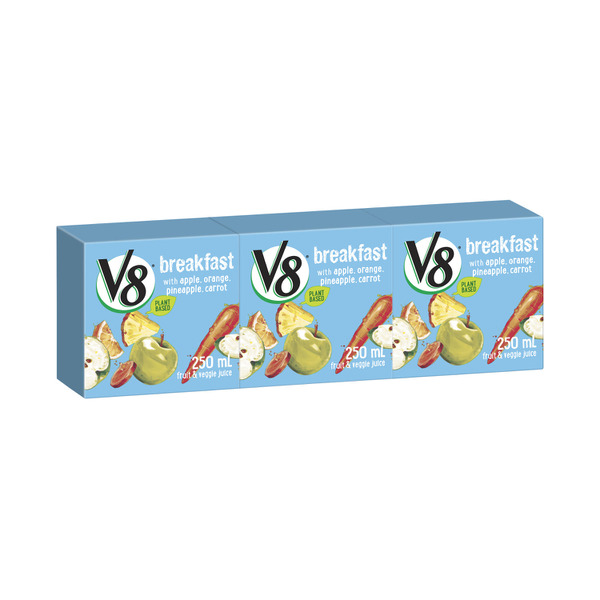 Calories in Campbell's V8 Breakfast Juice Box 250mL