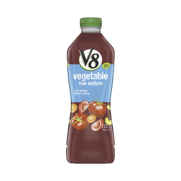 Calories in Campbell's V8 Low Sodium Vegetable Juice calcount