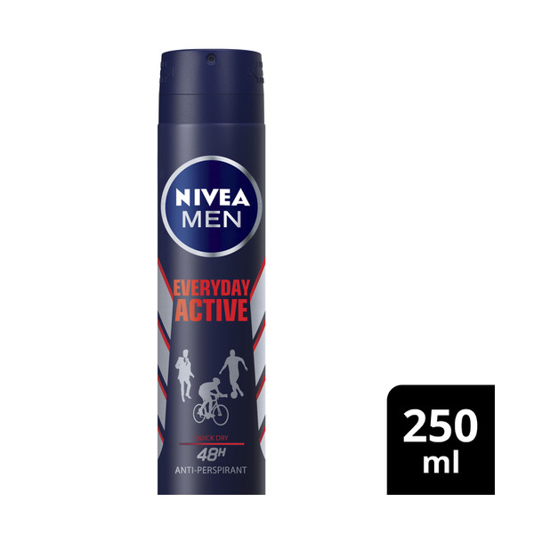 Nivea Men Everyday Active Aerosol Antiperspirant Deodorant