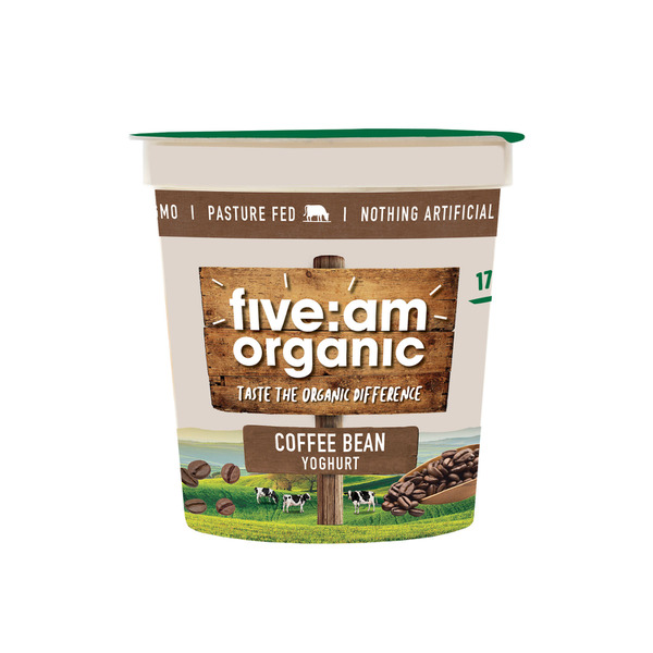 Five:AM Organic Coffee Bean Yoghurt