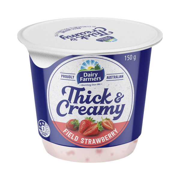 Dairy Farmers Thick & Creamy Strawberry Yoghurt