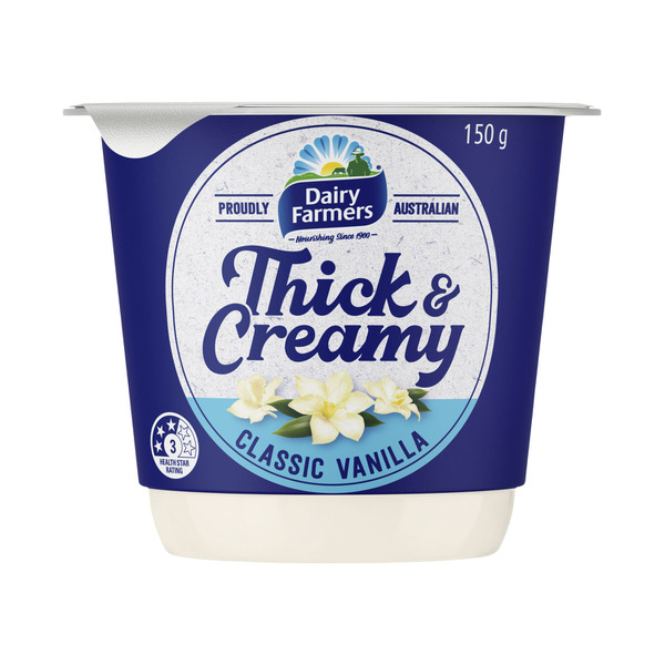 Dairy Farmers Thick & Creamy Classic Vanilla Yoghurt