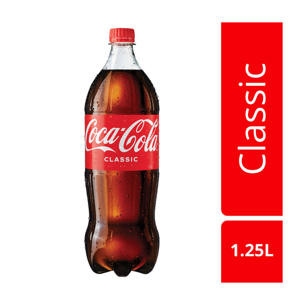 Coca-Cola Classic Soft Drink Bottle | 1.25L