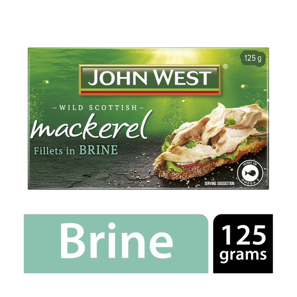 John West Wild Scottish Mackerel Fillets In Brine