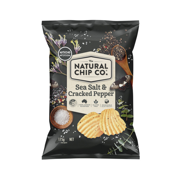 Natural Chip Co. Sea Salt & Cracked Pepper Potato Chips