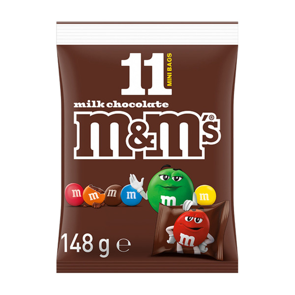 M&Ms Milk Chocolate Party Share Bag 11 Piece