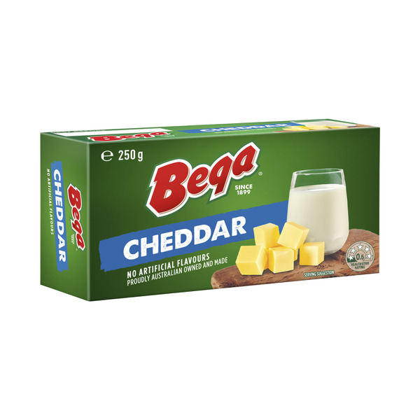 Buy Bega Dairylea Cheese Cheddar Block 250g | Coles