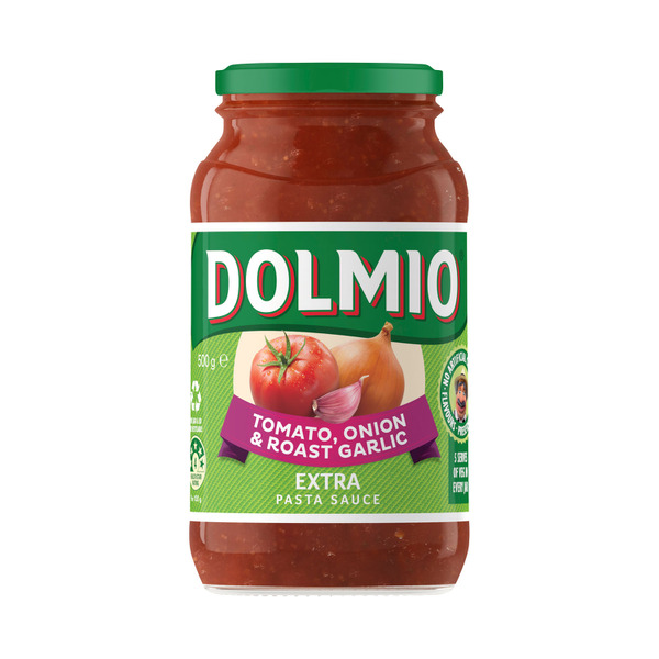 Dolmio Extra Tomato, Onion & Roast Garlic Pasta Sauce | 500g