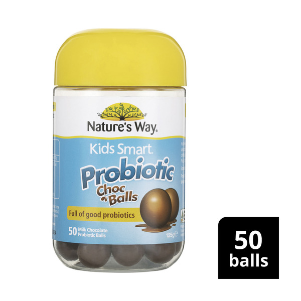 Nature's Way Kids Smart Probiotic 50 Milk Chocolate Balls