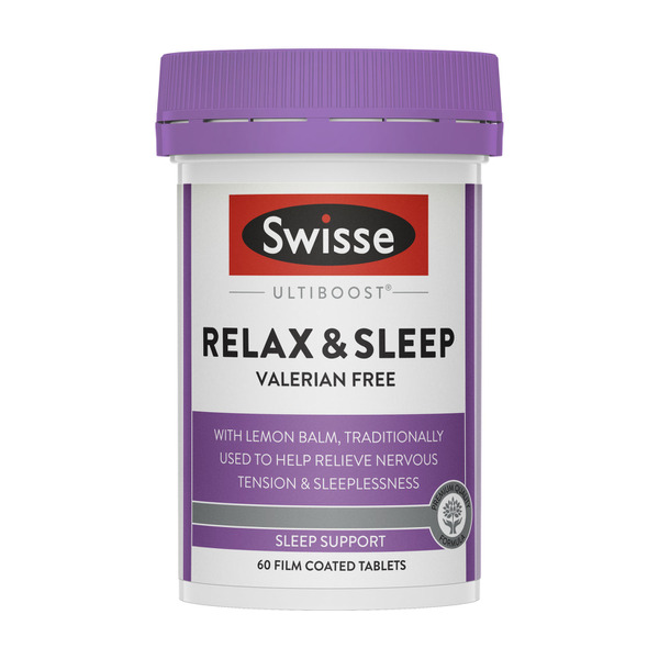 Swisse "Ultiboost Relax & Sleep With Passionflower Traditionally Used in Western Herbal Medicine to Supports Healthy
