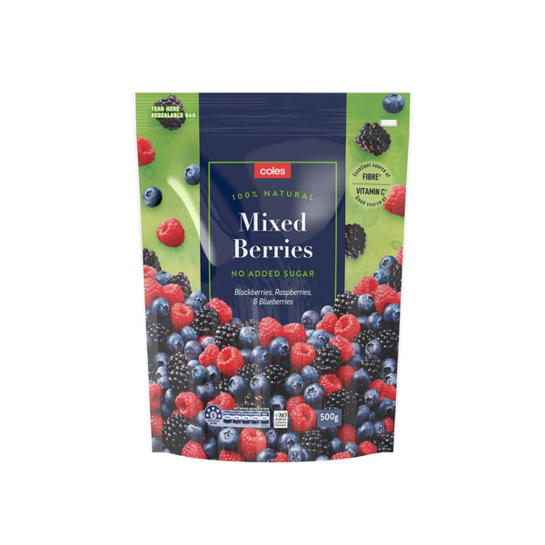 Coles Frozen Fruit Mixed Berries | 500g