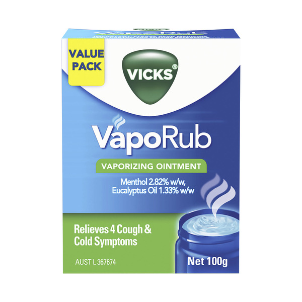 Vicks VapoRub Ointment Decongestant Chest Rub | 100g