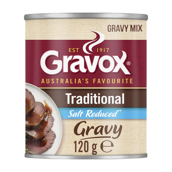 Gravox Traditional Salt Reduced Gravy Mix Tin