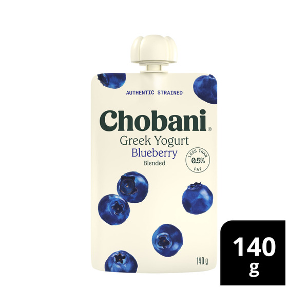 Chobani Greek Yogurt Pouch Blueberry