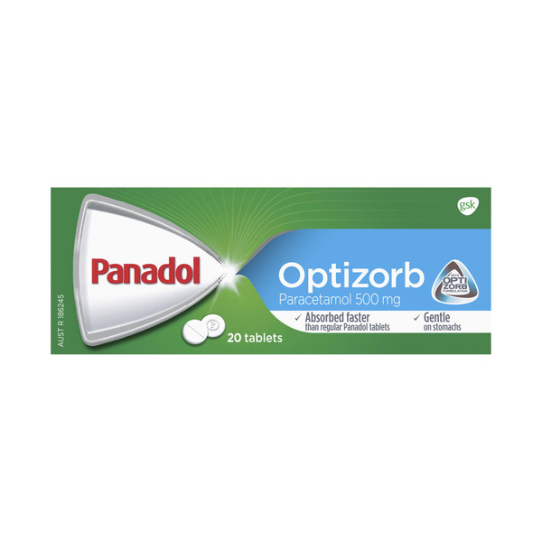 Panadol Optizorb Paracetamol Tablets | 20 pack