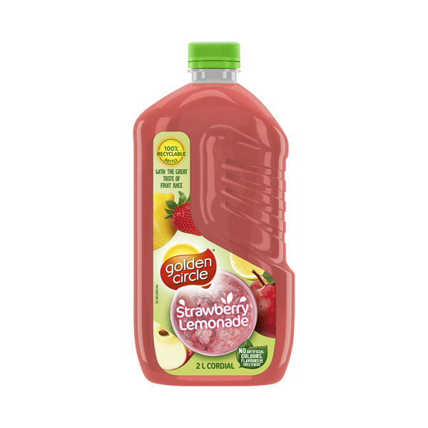 Golden Circle Cordial Strawberry Lemonade Cordial