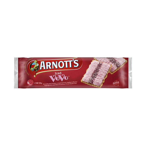 Arnott's Iced VoVo Biscuits 210g