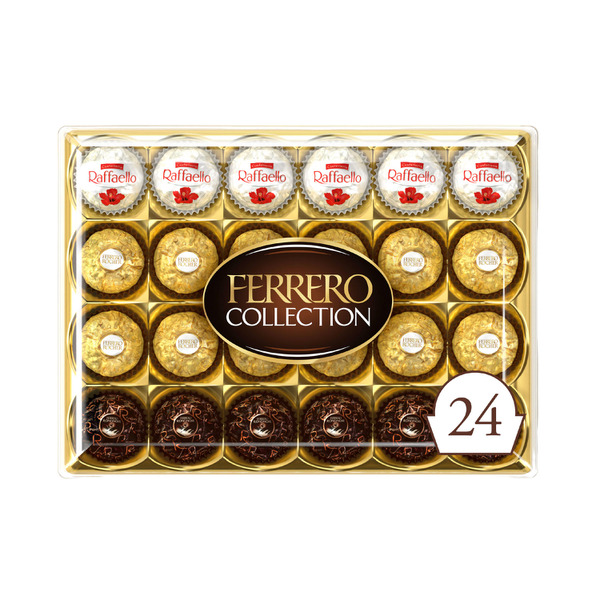 Ferrero Collection Rocher Raffaello Rondnoir Chocolate Gift Box 24 Pack