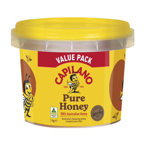 Buy Capilano Pure Australian Honey Pail 1kg Coles