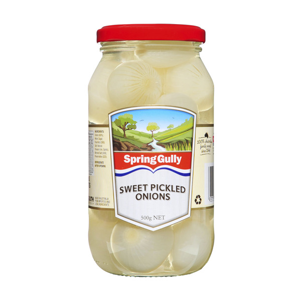 White Onions Sweet Pickled