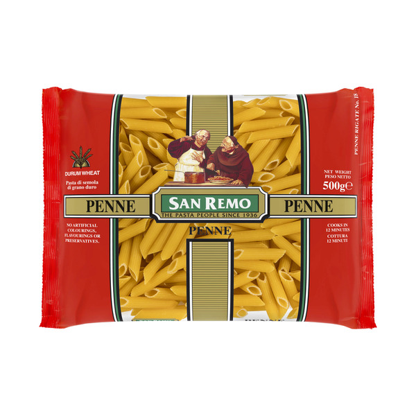 Buy San Remo Penne Rigati Pasta No 18 500g | Coles