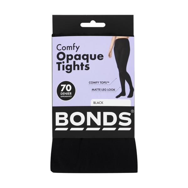 Bonds 70D Opaque/ No Dig Tight Black Small/Medium