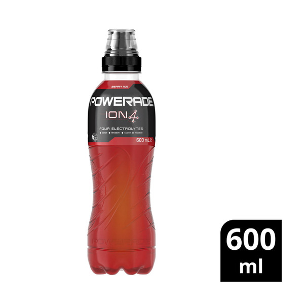 Powerade ION4 Berry Ice Sports Drink Sipper Cap | 600mL