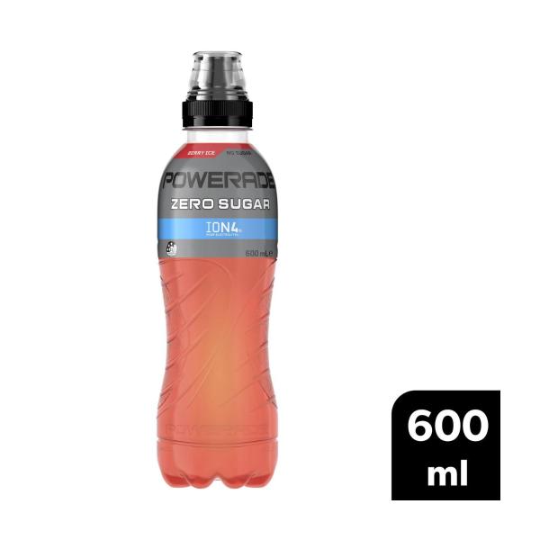 Powerade Berry Ice Zero Sports Drink Sipper Cap