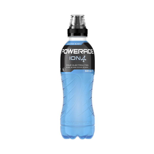 Powerade ION4 Mountain Blast Sports Drink Sipper Cap | 600mL