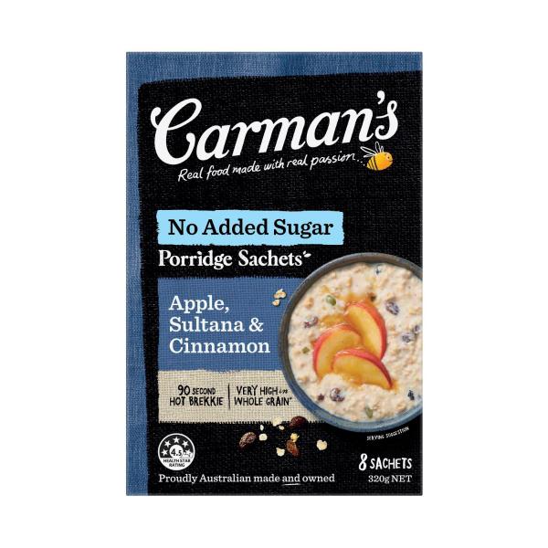 Porridge Sachets Apple Sultana & Cinnamon 8 Pack