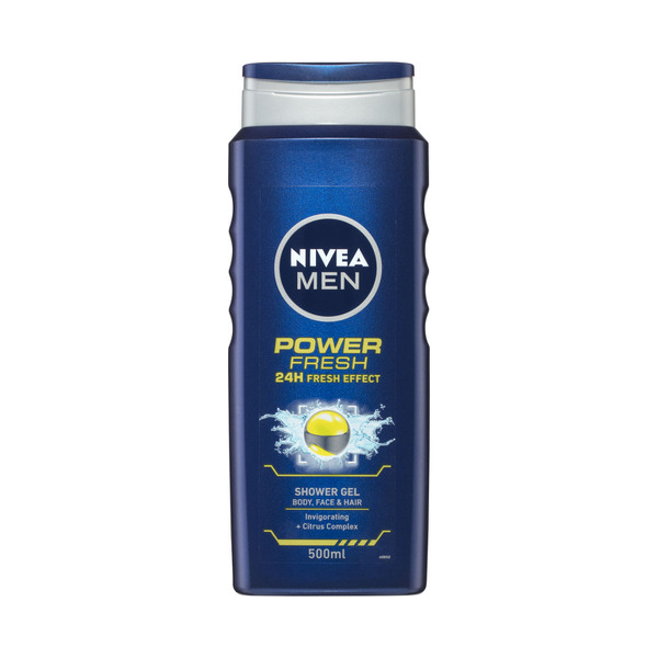 Nivea Men Power Fresh Shower Gel & Body Wash