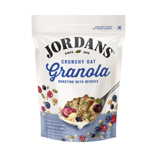 Jordans Crunchy Oat Granola With Berries Cereal