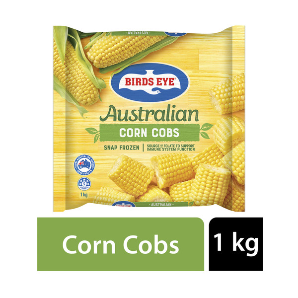 Calories in Birds Eye Frozen Australian Field Fresh Corn Cobs