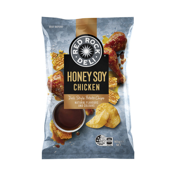 Red Rock Deli Honey Soy Chicken Potato Chips | 165g