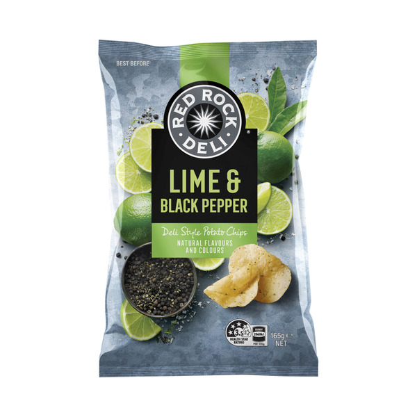 Red Rock Deli Lime & Pepper Potato Chips