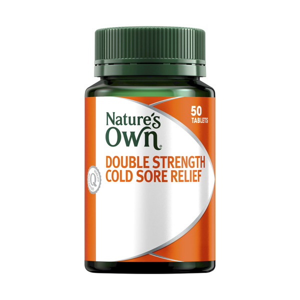 Nature's Own Cold Sore Relief Double Strength Tablets