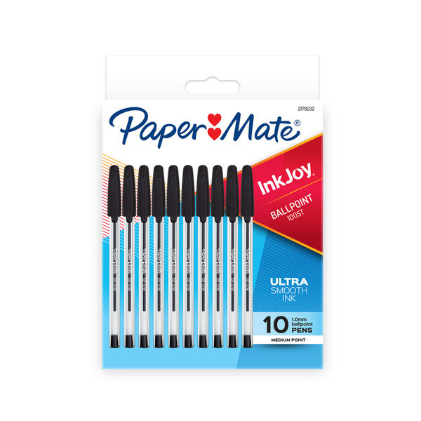 Paper Mate Inkjoy Pen Black 10 pack